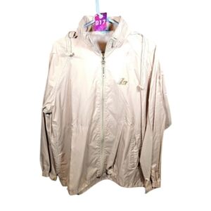 Y2K Baleno Mens Medium Tan Windbreaker Jacket